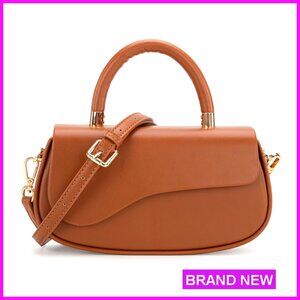 Elegant Minimalist Top Handle Mini Bag Crossbody Purse Chic Formal Evening Wear